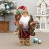 Santa Christmas Decoration 12-Inch Handcrafted Festive Figurine for Tree Mantel Classic Holiday Collectible Gifts Xmas Holiday Tabletop Decor