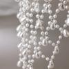 Women Hairband Pearls Hair Jewelry Bridal Modern Blingbling Tassels Pearls for Bride Wedding Party Head Cluster