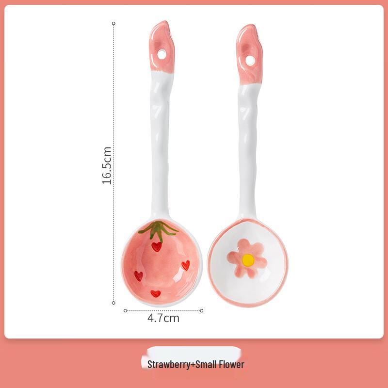 Zhaoran Japanese Style Ceramic Soup Spoon