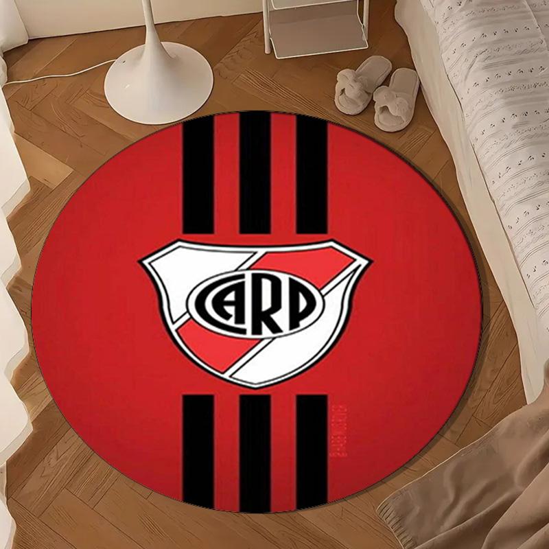 River Plate Emblem Round mat, Anti-slip Circle Carpet Chair rug For livingroom,Bedroom, doormat home decor Gift Christmas Gifts