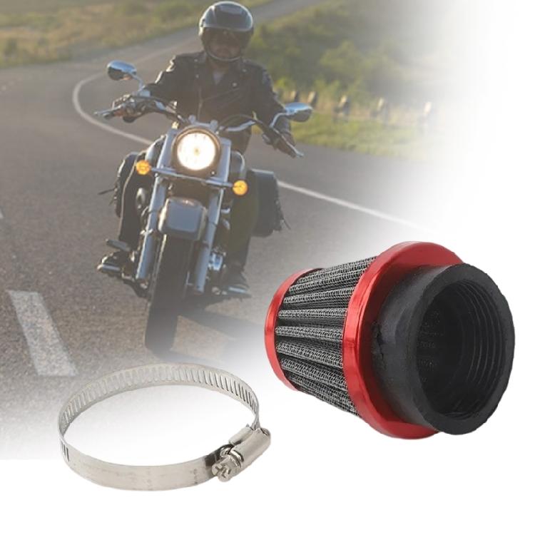 Upgraded Motorcycle Air Flows Filter with Fine Mesh Design Prevents Hot Air Intake From Engine Compartment for 50cc 70cc