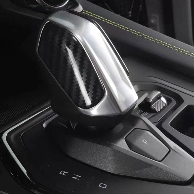 For Lynk Co 01 05 Gear Stick Carbon Fiber Pattern Gearbox Shift Knob Car Covers Interior Accessories Parts