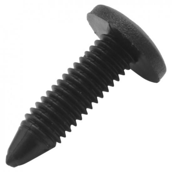 50pcs 6mm Plastic Push Type Rivet Bumper Pin Clips R3N5