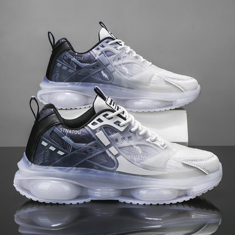 

Мужская повседневная спортивная обувь для тенниса, мужская спортивная обувь с мягкой подошвой, дышащая, толстая подошва, мужская обувь класса люкс Sapatos Masculinos 39