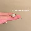 Cold wind zircon pearl opening ring Korean elegant temperament versatile index finger ring light luxury high-end jewelry women