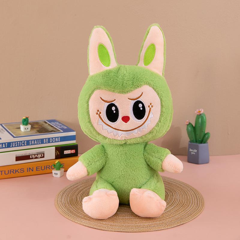 25Cm The Monster Labubu Plush Toy Labubu Doll Set Labubu Monster Stuffed Animal Soft Toy Mascot Gift Pillow Soft Plush Toys