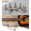 Mini A500k Potenciômetros para Guitarra Baixo Elétrico Áudio Tom Chave Eixo 18mm Pacote de 10