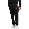 Adidas Side Stripe Elastic Waist Joggers Unisex Bottoms Black IB0247