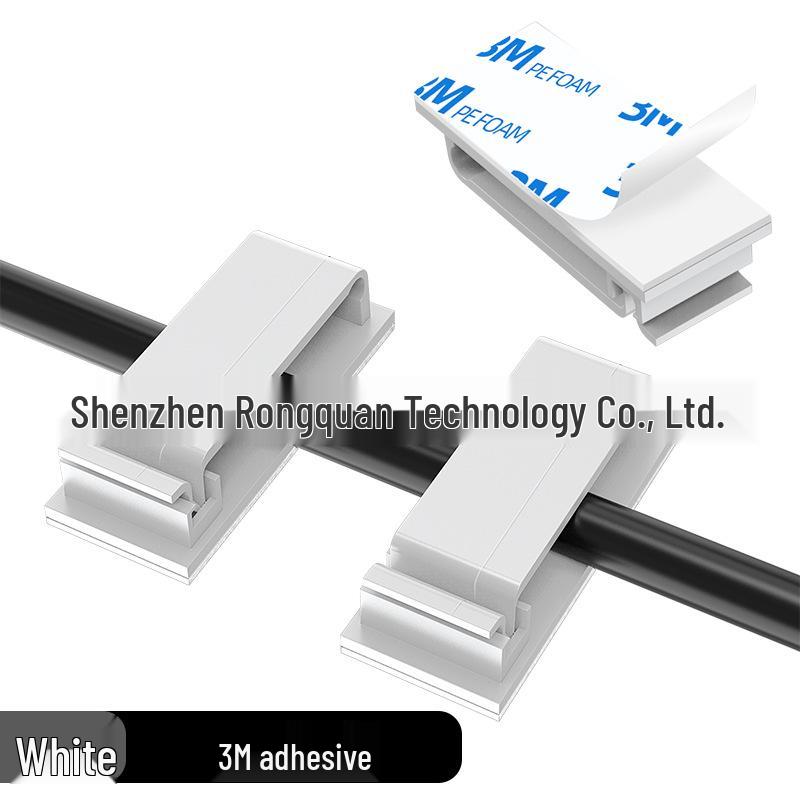 Klip do Organizacji Przewodów i Kabli Sieciowych Kamery Samochodowej na Deskę Rozdzielczą - Zarządzanie Kablami na Biurko