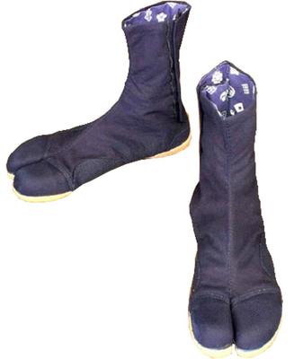 Tabi Tabi Aizome Tabi Resin Toecap 7 Pieces Kohaze Cm [Tsubaki Model] 26.5