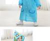 Children's Cartoon Rain Poncho: Cute Cape Style for Boys and Girls, Fits Kindergarten To Primary School with Room for Backpack