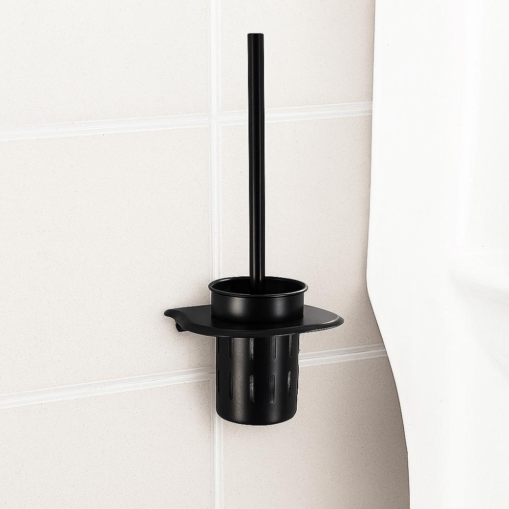Rust-proof Toilet Brush Set Wall Mounted Toilet Brush Holder Toilet Cleaning Brush Shower Area