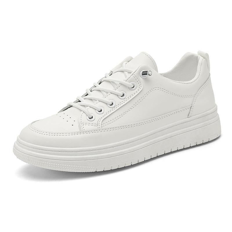 Spring and Autumn Men's Shoes New Sports Shoes Retro Little White Shoes Increase Orgasm Student Shoes Casual Shoes Platform Shoes Board Shoes Men