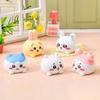 6Pcs Kawaii Chiikawa Mini Resin Figurine Set For Car Dashboard Office Desk Decor Anime Lover Gift