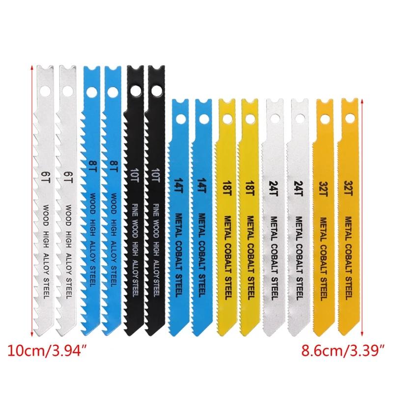 Woodworking Curve Saw Blade Sawtooth Sharp Tough Wear Resistant Multi Specification Fast Cutting Saw Blade 7pcs