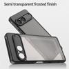 For Sony Xperia 10 VII Case Drop Proof Airbags Frosted Translucent PC + TPU Phone Back Cover