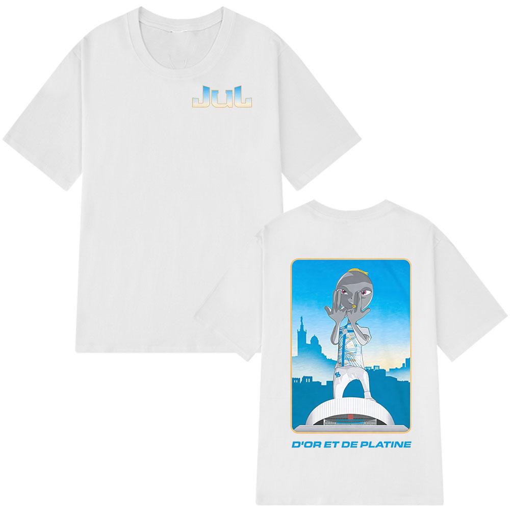 

Rapper Jul Graphic Print T Shirt Unisex Women Clothing Fashion Hip Hop Tshirt Summer Casual Cotton Short Sleeve Y2K Tees L