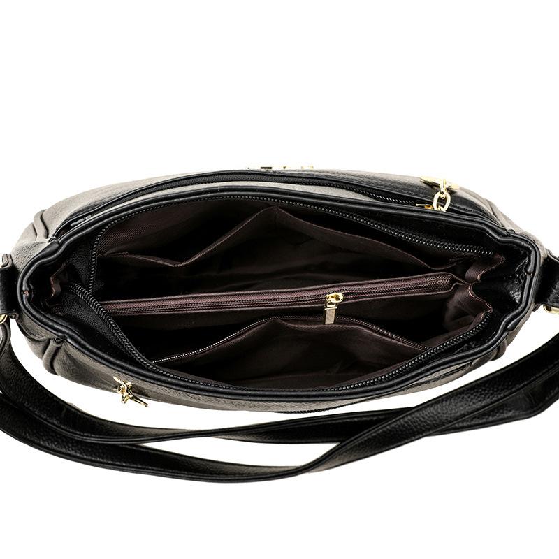 Single-shoulder Bag, Retro Multi-pocket Crossbody Bag, Women's Fashionable Mobile Phone Bag, Lightweight Shopping Bag