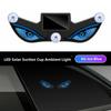 Solar Powered Automotive Ambient Light Suction Cup Mount LED Car Light  Car Interior
