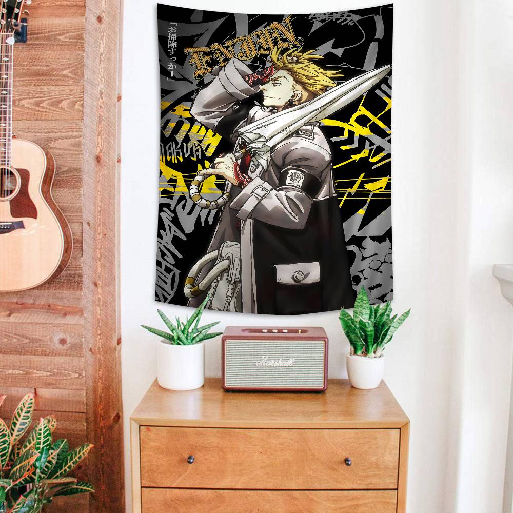 Japanese Supernatural Combat Anime GGachiakuta Tapestry Art Printing Art Science Fiction Room Home Decor Home Decor