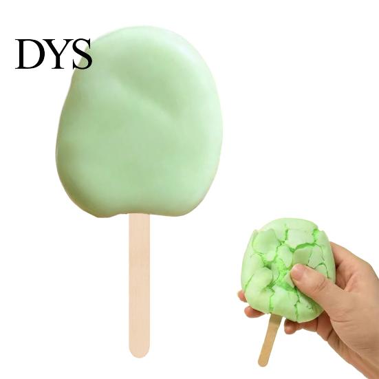 Popsicle Shaped Fidget Toy Crispy Squeeze Toy, Wax Cracking Ice Cream for Stress Toys Relief, Crackable Lolly Home Office Classroom Calming