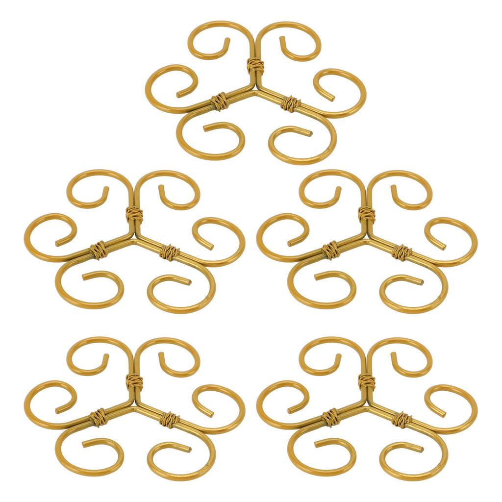 5Pcs Monstera Plant Support Hooks Iron Stem Holder Reusable for Growing Climbing