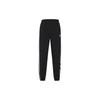 Adidas Originals Retro Sports Solid Color Side Stripe Knitted Sports Pants Women Bottoms Black H20547