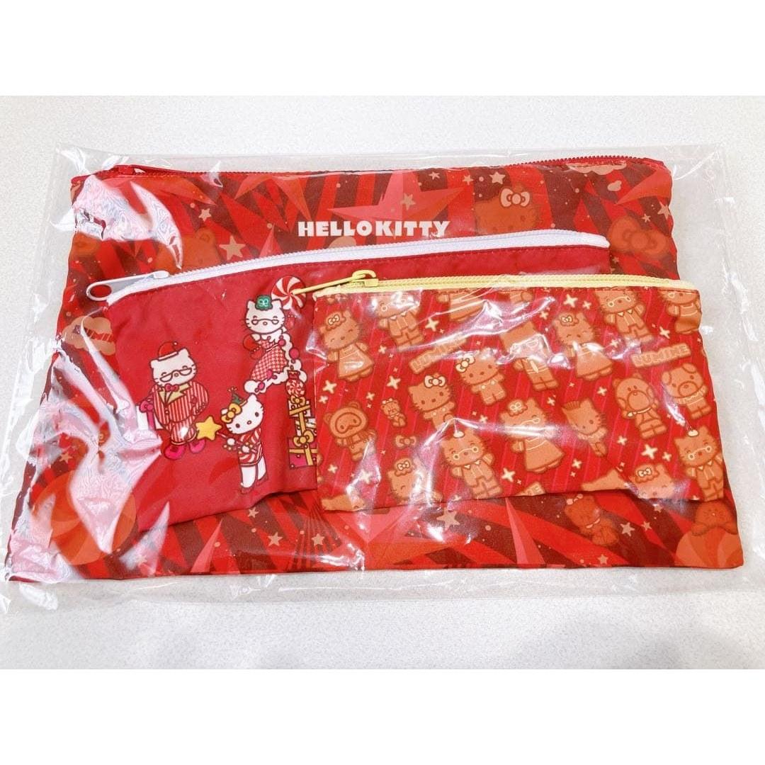 Hello Kitty Lumine Christmas 2025 Pouch Set 3