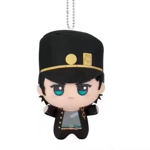 Jojo's Bizarre Adventure Plüschtiere Anime Kawaii Merchandise 10cm Kakyoin Baumwollpuppe Jotaro Nunu Schlüsselanhänger Anhänger Geschenk Plüschtiere