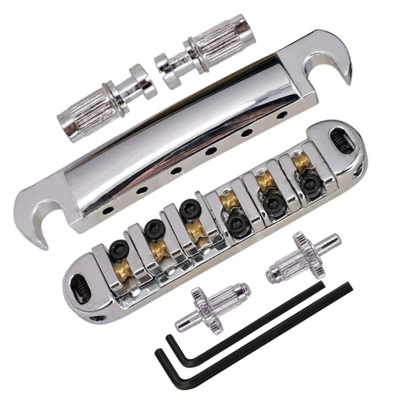 Roller Guitar Bridge Tailpiece For Electric Guitar Parts Gold/Silver/Black