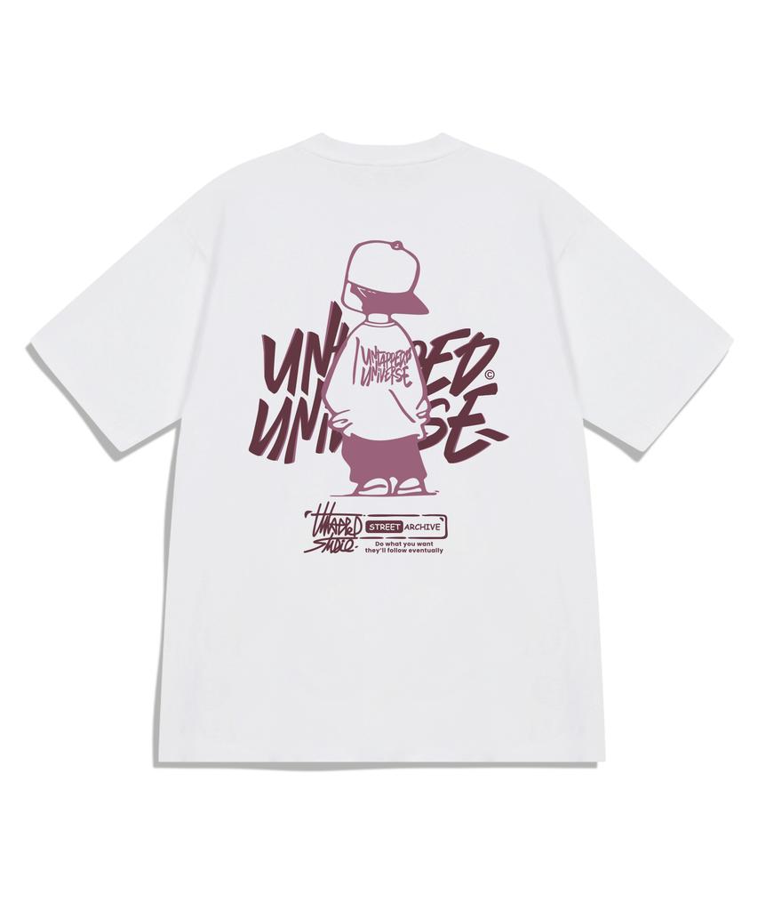 UNTAPPED STUDIO Urban Youth Pure Cotton Oversized Short Sleeve T-Shirt 8 Colors (Type A)