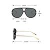 Women's Luxury Oversized Sunglasses Men Unisex Trendy Retro Large Frame Goggles Eyewear Vintage UV400 Outdoor Travel Sun Glasses
