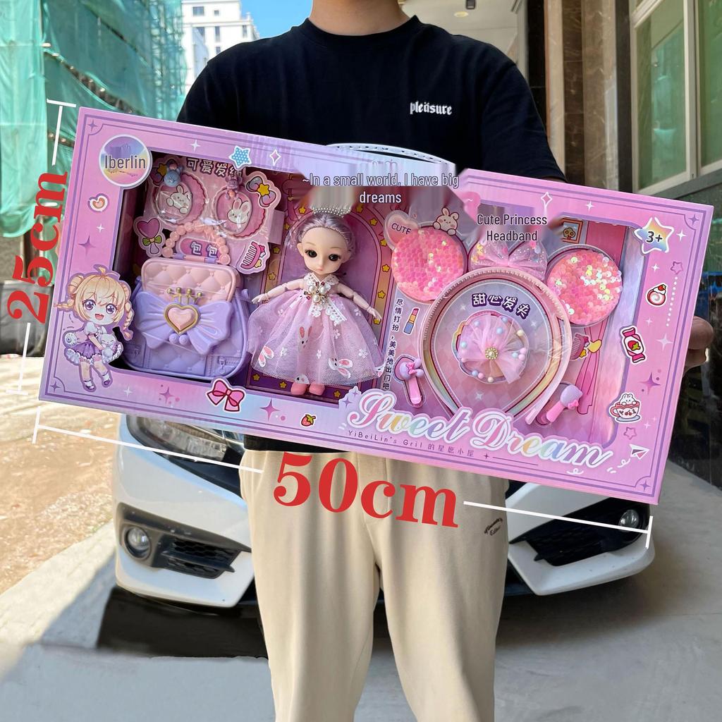 Princess Barbie Doll Role-Playing Toy Gift Box for Girls