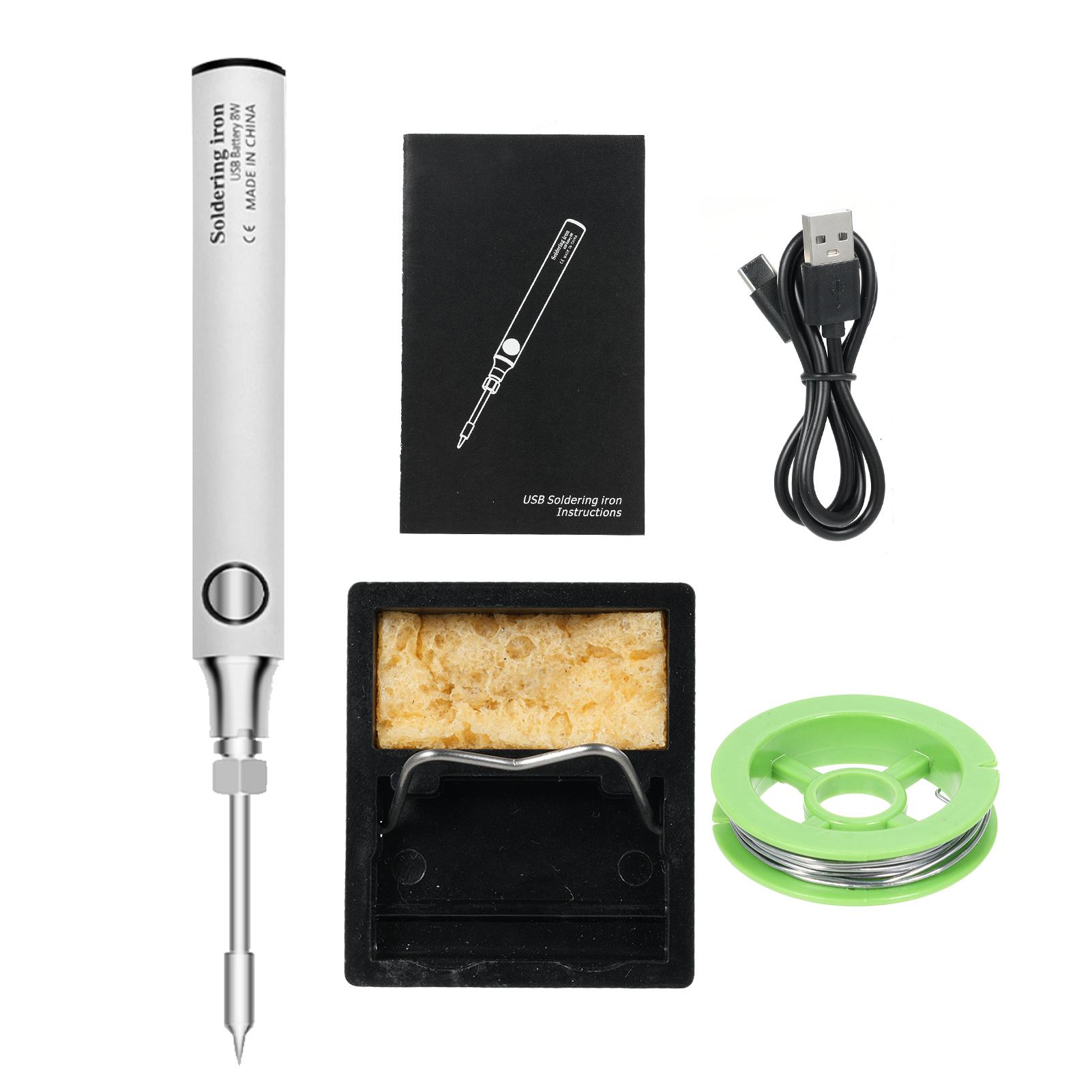 

Комплект беспроводного паяльника, мини-перезаряжаемый USB-паяльник, портативный низковольтный паяльник 5 В