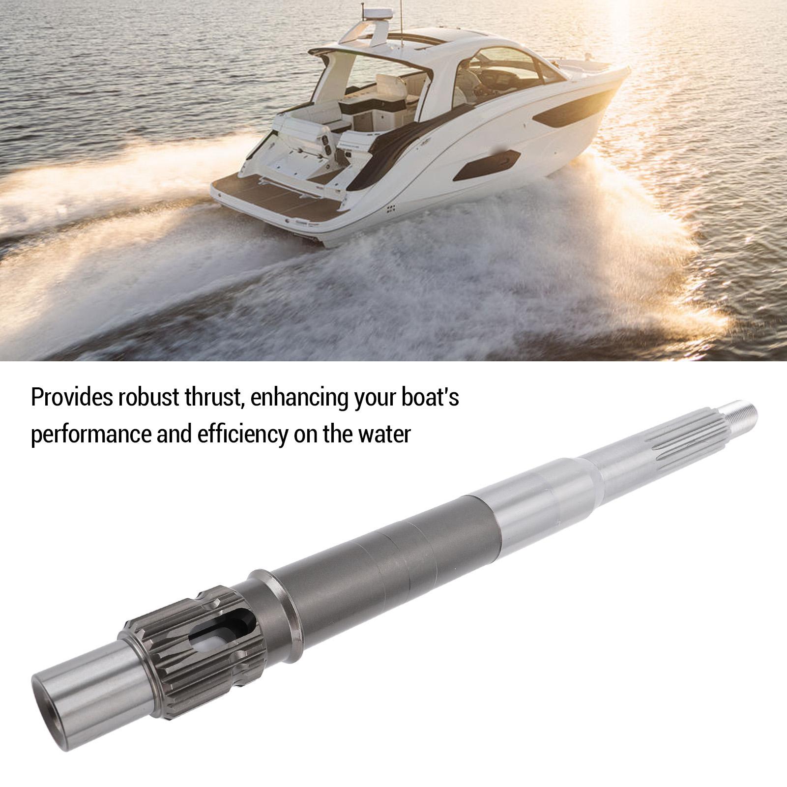 

Propeller Shaft Steel Alloy Strong Propulsion 44-850308 Replacement for MerCruiser Inboard Motor 4 Stroke 40 to 125HP чорний