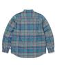 THISISNEVERTHAT Flannel Check Shirt Teal Blue