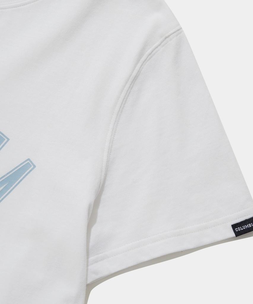 COLUMBIA UNIVERSITY Cu Arch Women Slim-Fit S/S T-Shirts_White