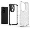 Shockproof Transparent Case For Honor 200 Pro Honeycomb Armor Back Case For Honor 200 Pro Case Cover For Honor 200 Pro 200 Lite