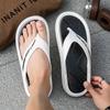 Two-color flip-flops men's summer new brand beach sports and leisure slippers home pinch splint shoes sandals