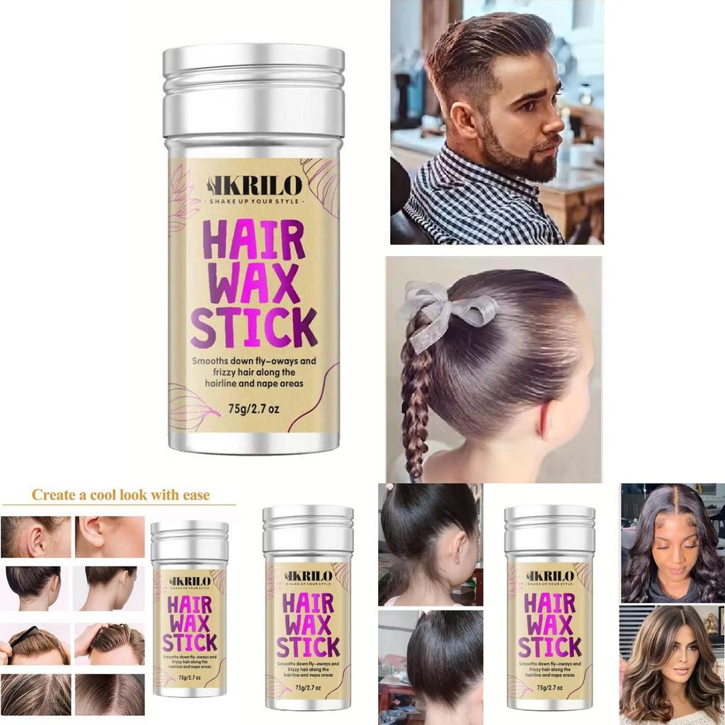 Premium Hair Wax Stick For Smooth Styling And Frizz Control With 75g For All Hair Types