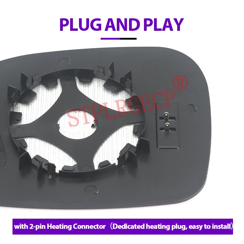 For Ercedes-Benz Vito Viano W639 2003-2010 Pre-Lci Left Right Door Side Wing Mirror Glass Heated Clear Rear View Rearview LH RH