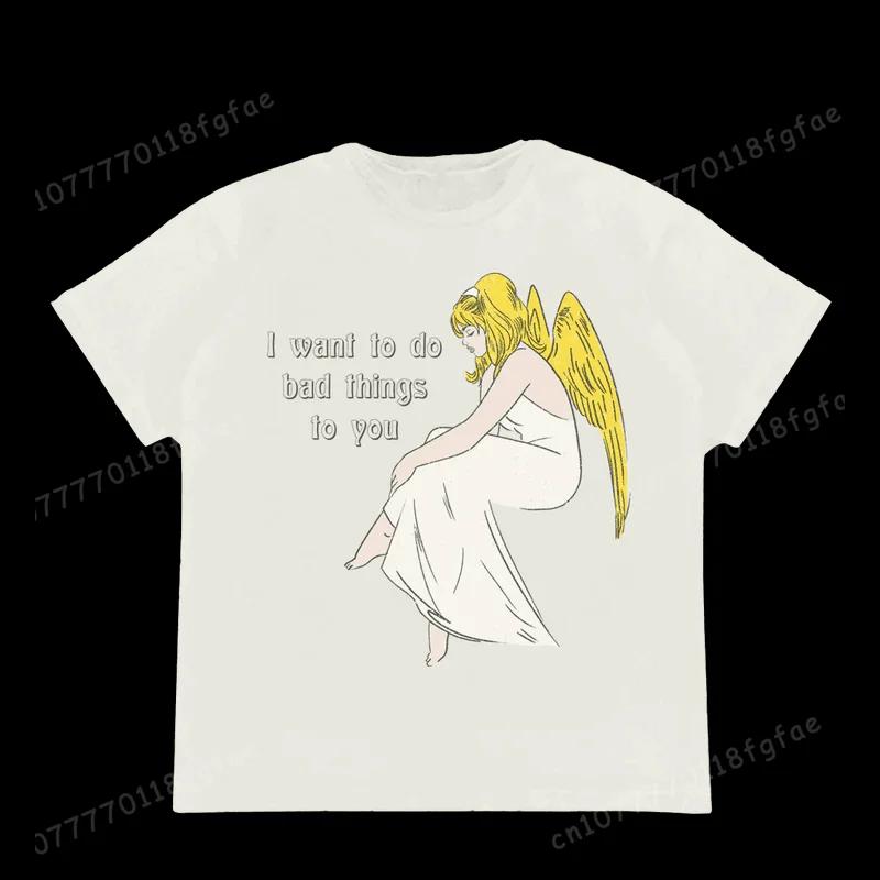 2024 Tour Concert B-Billie Eilish T-shirt Hip Hop Casual Tshirt O-Neck Short Sleeves Fashion Men Women Luxury High Quality Tees