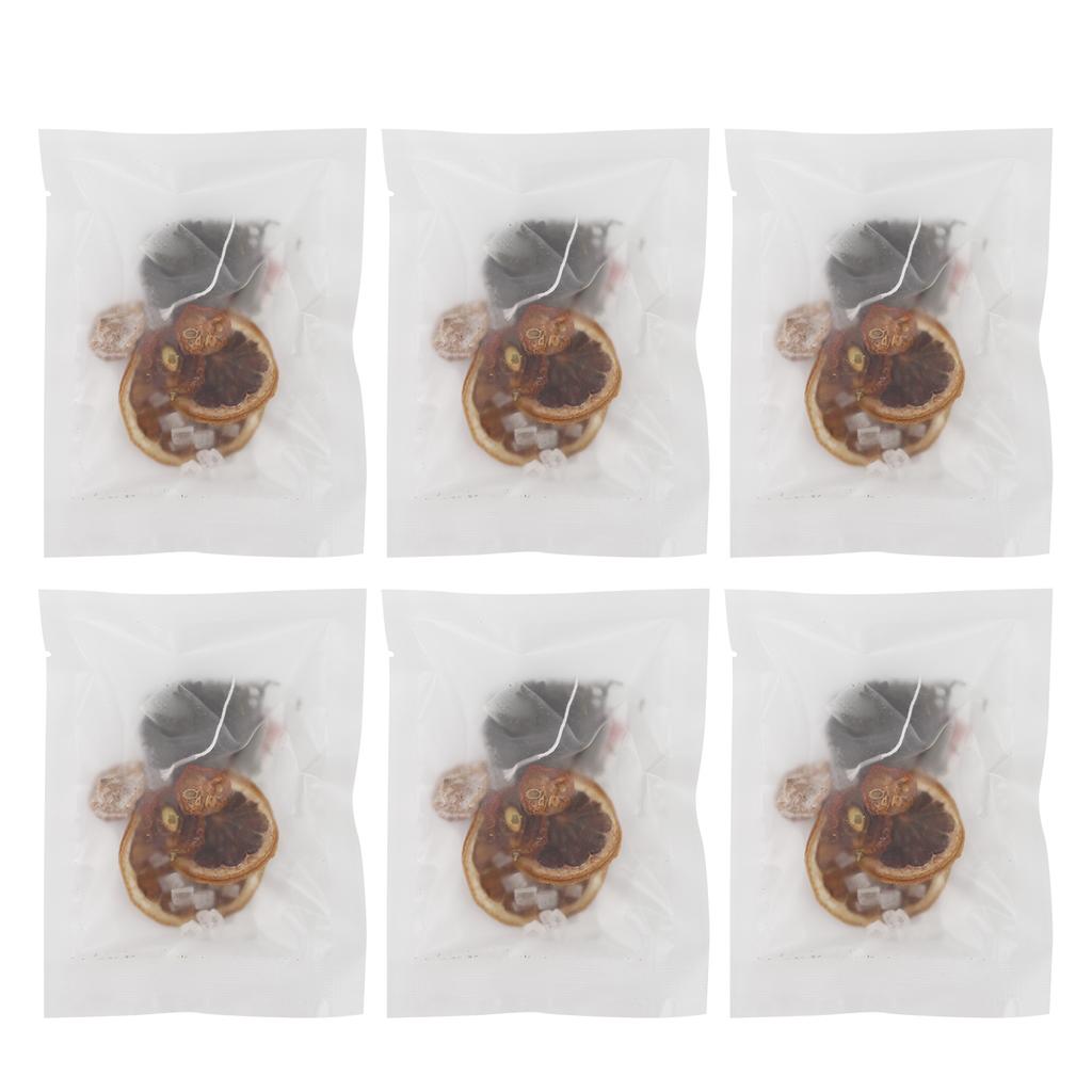 Kumquat Lemon Plum Tea Healthy Fruit Tea Bags for Morning Afternoon 6 Count In Total