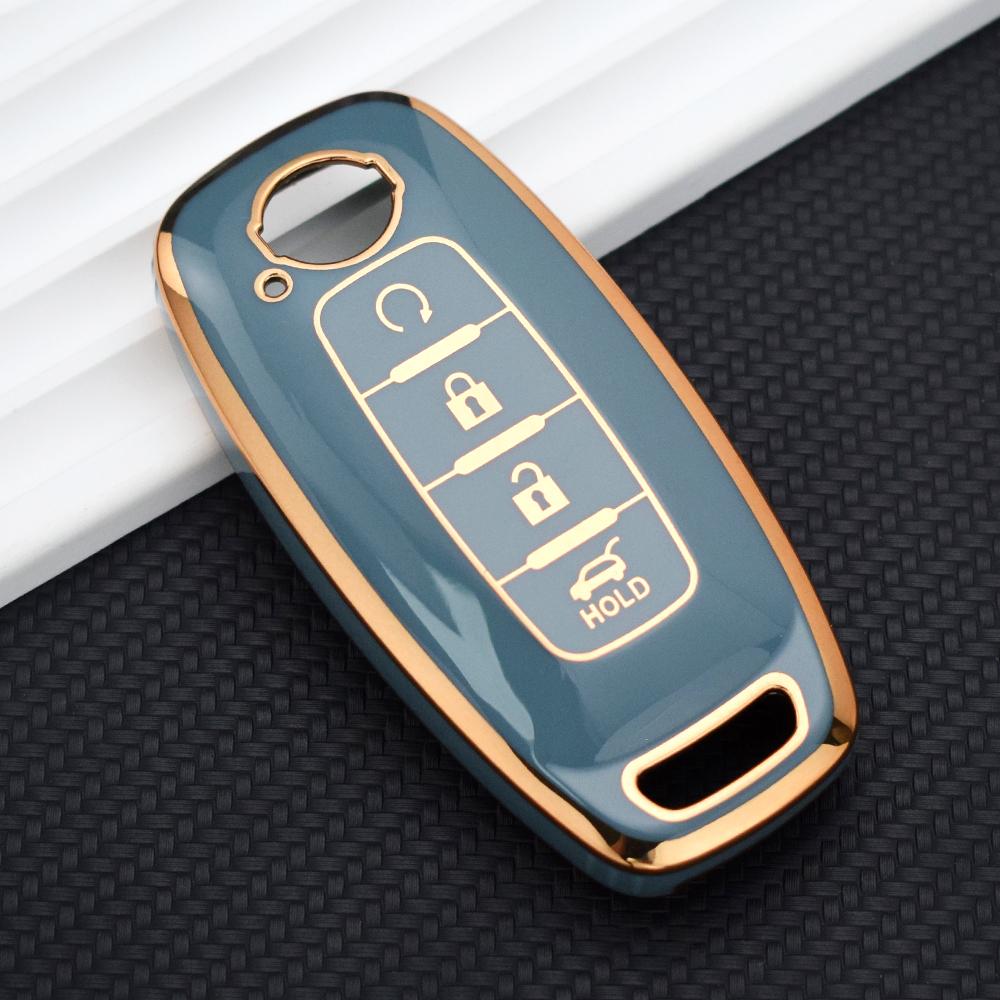 TPU Car Key Case Cover Holder Shell for Nissan Leaf Juke Micra Qashqai J11 X-Trail T32 Tiida Pathfinder Versa Note Patrol Fob