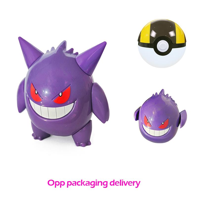 18 Style Pokemon Figures Playthings Elf Monsters Ball Figure Pikachu Gengar Pokeball Dragonite Snorlax Pokeball Action Figures Gift