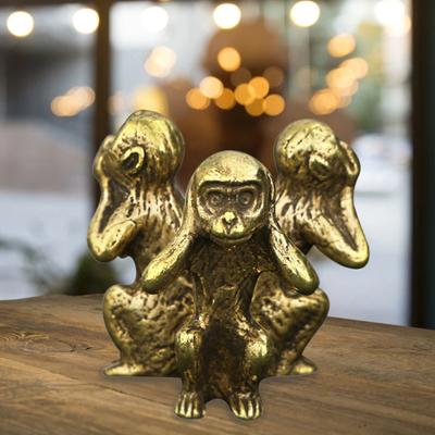 Figurina di animali vintage strutturata solida e squisita