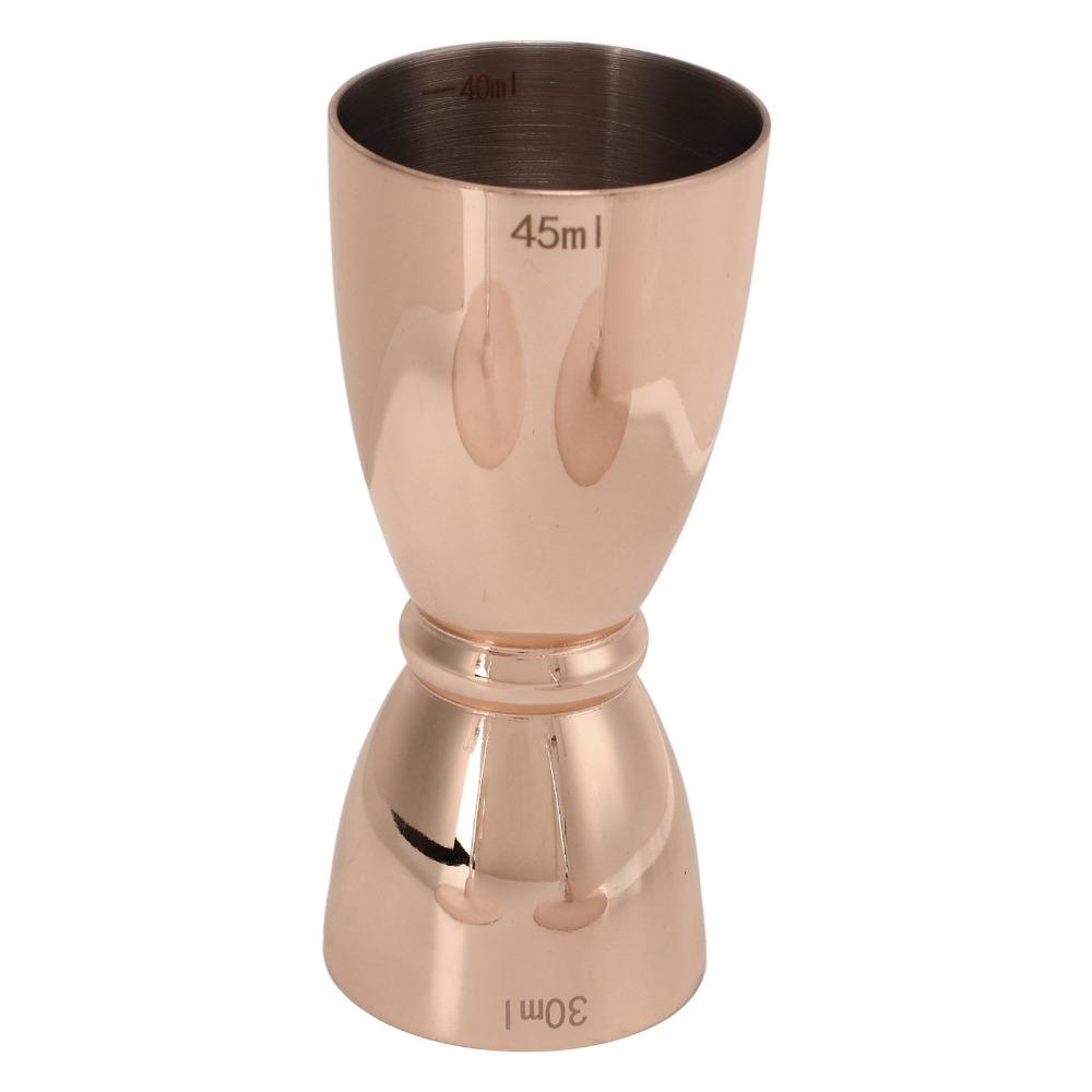 Lightweight Stainless Steel Measuring Cup Anti Rust U Shaped Double Head Jigger Wine Measure Cup Home