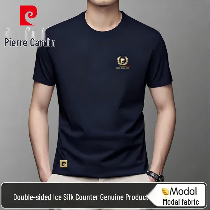 

Pierre Cardin Men s Ice Silk Short Sleeve T-Shirt XL
