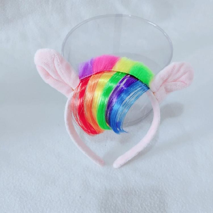 Halloween Pferde Kostüm Set mit Pferdeohr Stirnband Pferdeschwanz für Kind Erwachsener Weihnachten Cosplay Pferd Rollenspiel Outfit