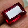 Natural Red Ruby Loose Gemstone 8.00 Ct Bloody Emerald Shape for Jewelry Making and Gem Collections